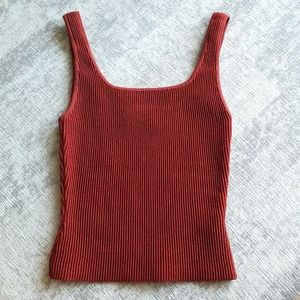 XS - Sculpt Knit Tank Top - Babaton